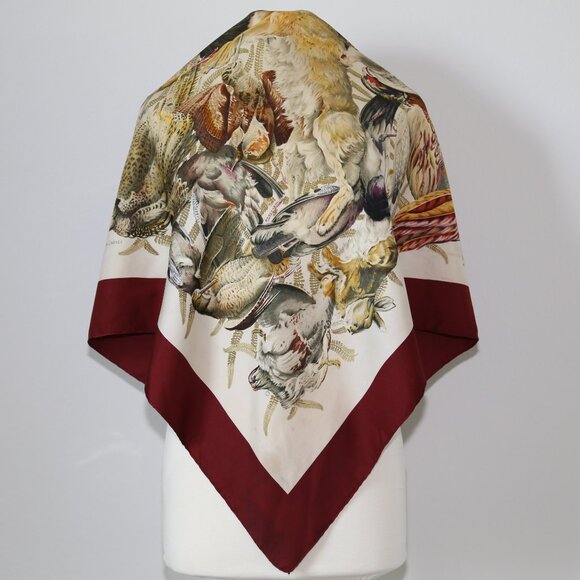 Amazing Authentic Grand Uniforme Hermes silk twill scarf vintage - Picture 2 of 13